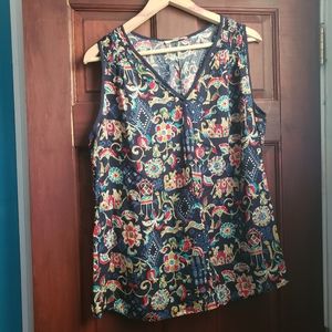 Fun2Fun Multicolored Tank Top, Size L